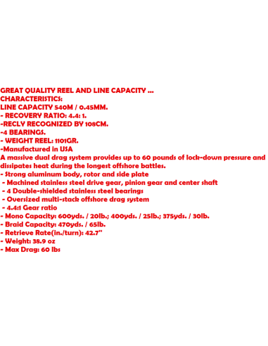 FIN-NOR CARRET OFFSHORE SPINNING 