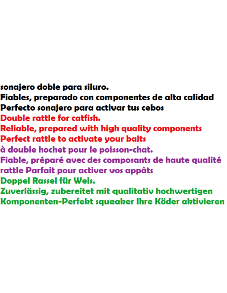 PEZON & MICHEL TITAN XXL-RATTLE DOUBLE PRETO