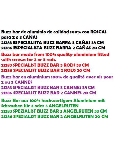 STARBAITS SPECIALIST BUZZ BAR    