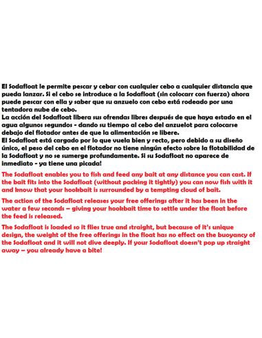 GALLEGGIANTE SODAFLOAT PEEJAY  FEEDER