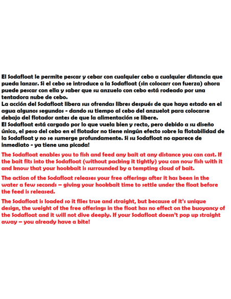 GALLEGGIANTE SODAFLOAT PEEJAY  FEEDER