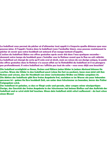 FLOTADOR CEBADOR SODAFLOAT PEEJAY  FEEDER