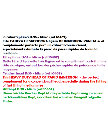 SENSAS KESCHER LEICHT 35 CM MICRO