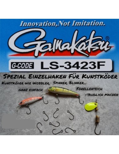 GAMAKATSU 3423F Anzóis predatório