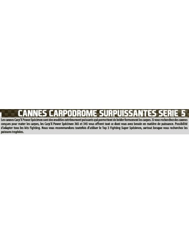 SENSAS CANNA ROUBAISIENNE  CARP'X POWER SPECIMEN 365 