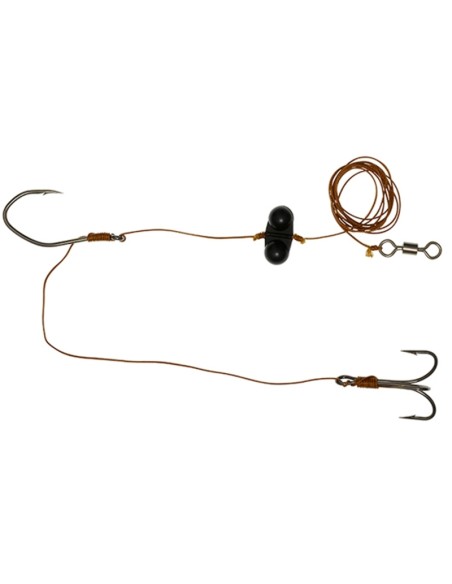 MOUNTING CAT-FISH PEZON & MICHEL TITAN XXL FLOUT RIG LINE