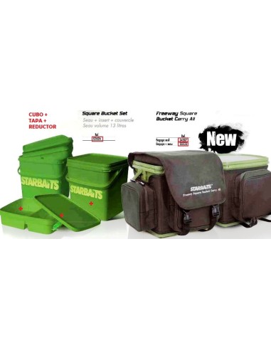 STARBAITS FREEWAY SQUARE BUCKET CARRY ALLE