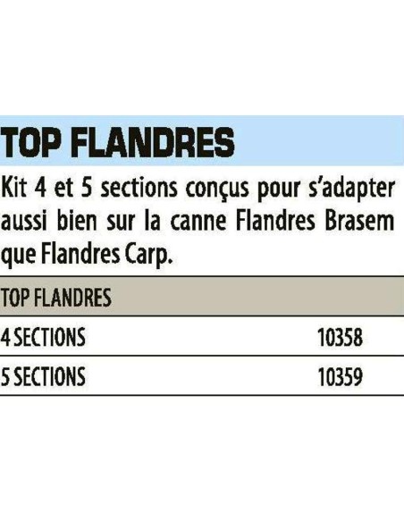 SENSAS TOP FLANDRES , KIT 5 TRAMOS