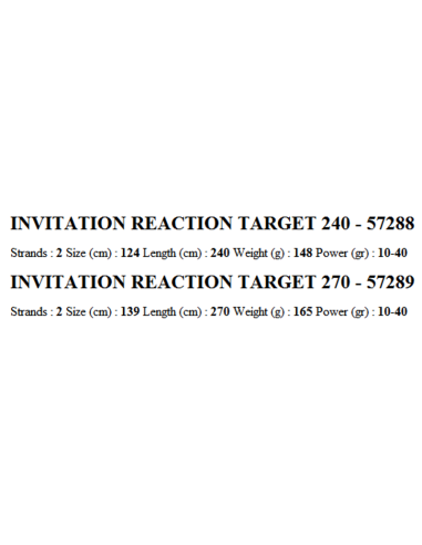 PEZON & MICHEL CAÑA INVITATION REACTION TARGET