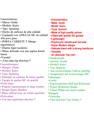 PEZON & MICHEL CAÑA GUNKI KAIRO S-250 XH+