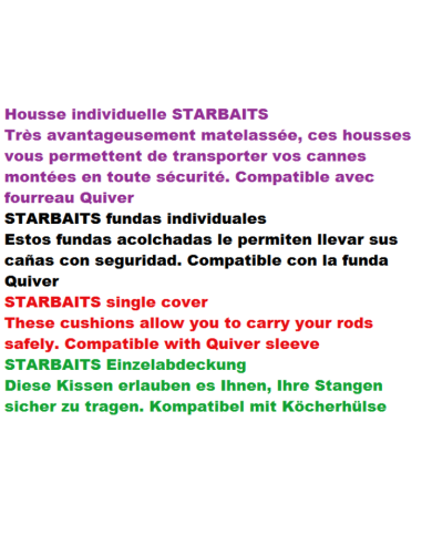 STARBAITS ROD SKINS 13FT, 3.90M