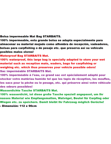 STARBAITS MAT sacco impermeabile