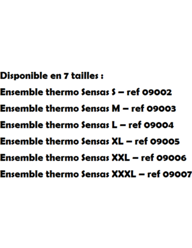SENSAS ENSEMBLE THERMO 