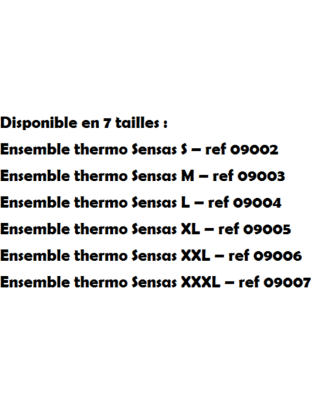 SENSAS CONJUNTO TERMO