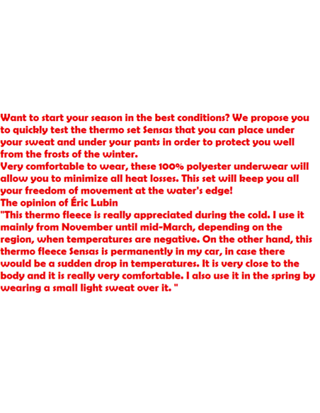 SENSAS CONJUNTO TERMO