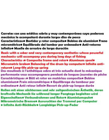 PEZON & MICHEL ELIXIR XT REEL FV 50