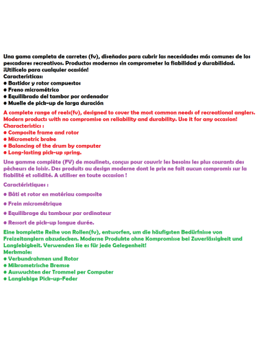 PEZON & MICHEL SPRINT RC REEL FV