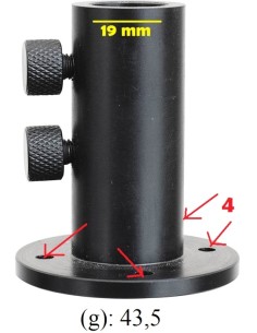 STARBAITS SOLIDZ STAGE UNTERSTÜTZUNG MAT SCHWARZ 19MM