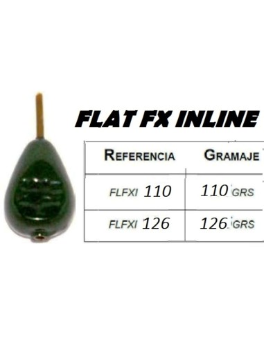 PLOMB PLASTIQUE FLAT FX INLINE 