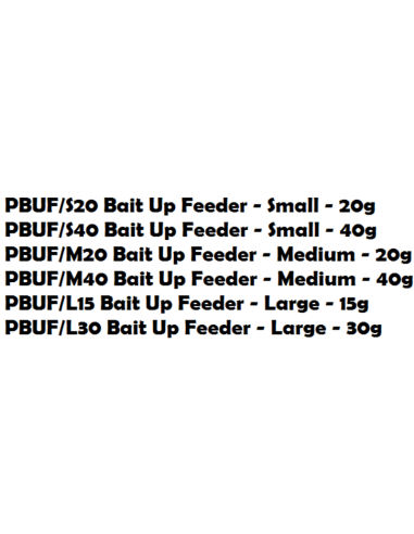 PRESTON BAIT UP FEEDER