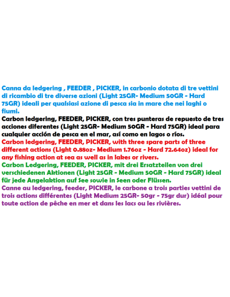 CAÑA FEEDER PICKER 25-75 GR. 2+3