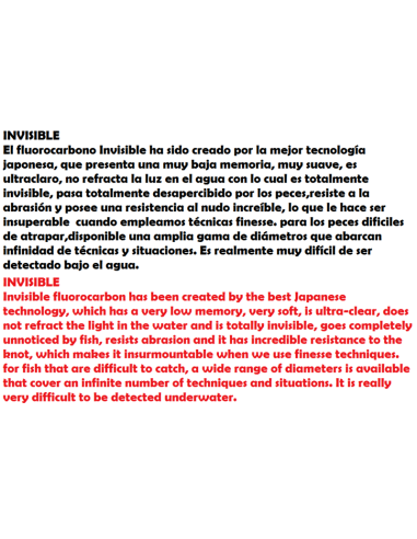 NOMURA FLUOCARBON UNSICHTBAR ULTRACLEAR 150 M