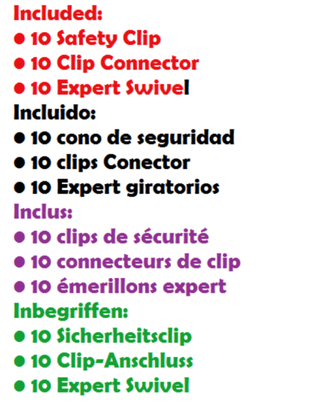 STARBAITS EXPERT SAFETY CLIP KIT