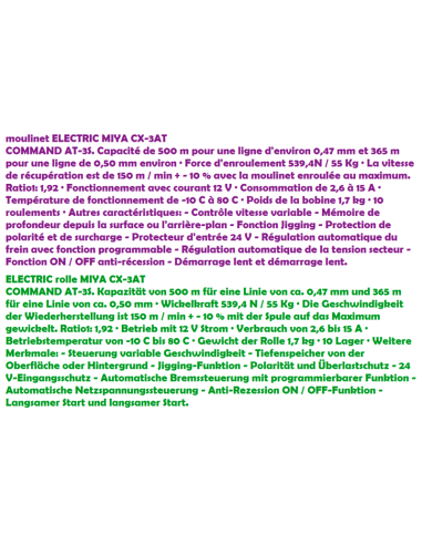 CARRETO ELECTRICO MIYA EPOCH CX AT 3S