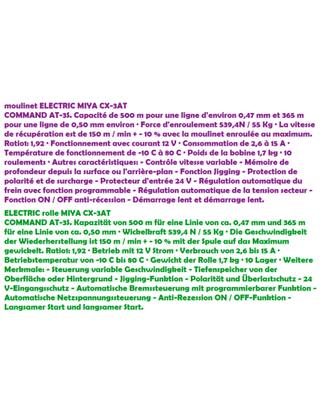 ELECTRIC REEL MIYA EPOCH CX AT 3S