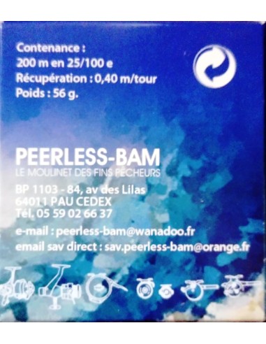 CARRETE CEBO PEERLESS 413 D-60