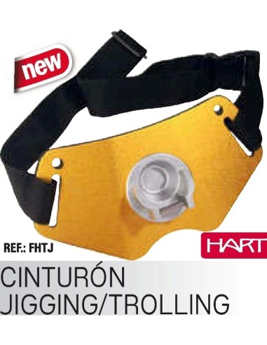Combat Belt - Arnes Hart in yellow aluminum - Jigging / Trolling