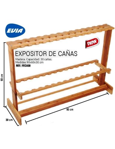 1 Expositor elevado de madera 30,80 €