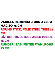 SUPORT DE CANYA EN ACER PER A ROCA 75 CM. 2