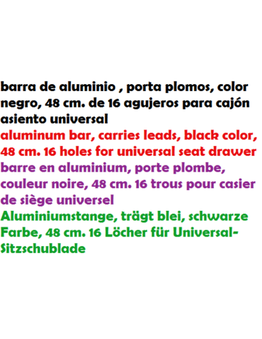 porta plomos para cajón