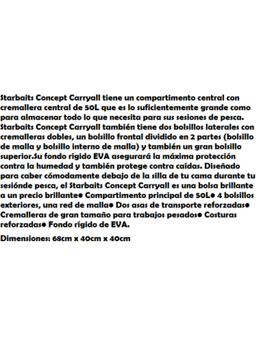 STARBAITS SACCHETTO CONCEPT CARRY ALL 