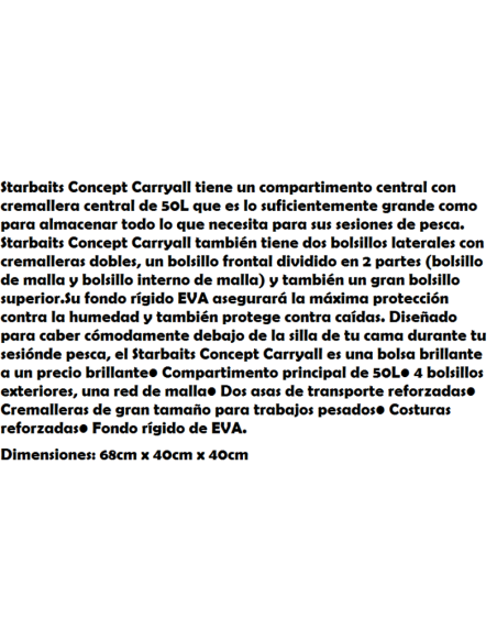 STARBAITS BORSA CONCEPT CARRY ALL 