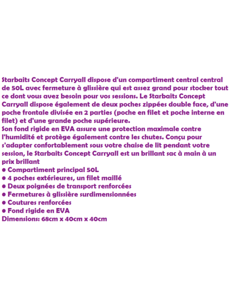 STARBAITS SACCHETTO CONCEPT CARRY ALL 