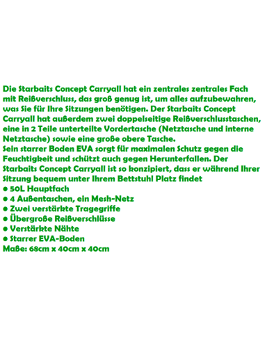 STARBAITS TASCHE CONCEPT CARRY ALL 