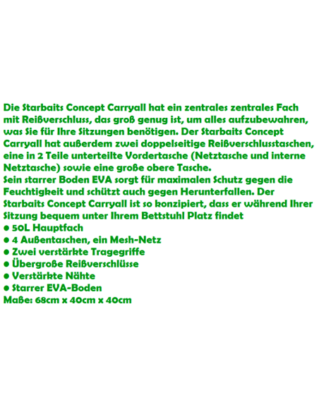 STARBAITS TASCHE CONCEPT CARRY ALL 