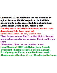 SENSAS KOPF FLOATING TEAM SCHWIMMEN 45 CM (5MM) 2