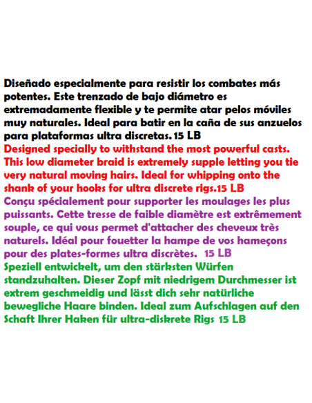 STARBAITS Geflochten HAIR BRAID  20M.