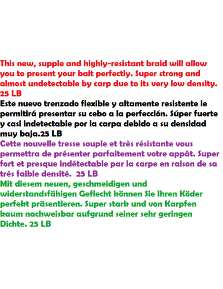 STARBAITS Geflochten SUPER FLOSS 20M.