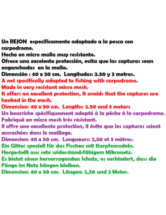 SENSAS REJON SP FISHERIE RECT.  40X50 CM 2