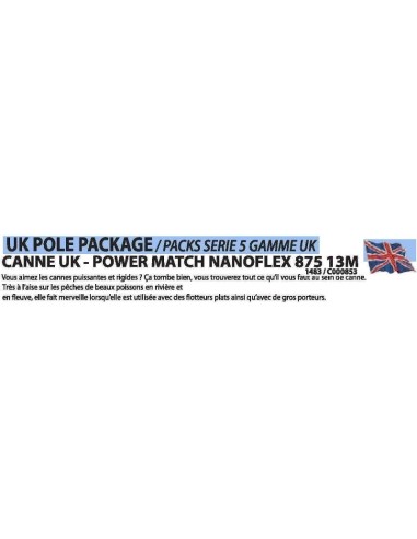 SENSAS CANNA ROUBAISIENNE UK POWER MATCH NANOFLEX 875