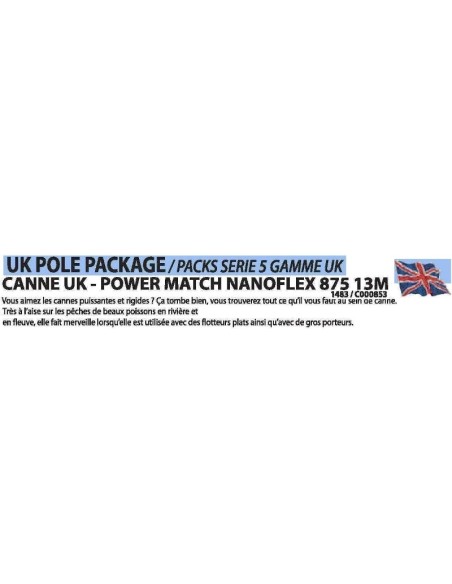 SENSAS CANYA ENCHUFABLE UK POWER MATCH NANOFLEX 875