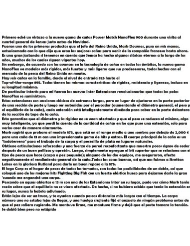 SENSAS CANNE EMMANCHEMENT UK POWER MATCH NANOFLEX 875