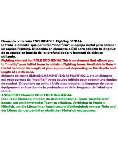 SENSAS FIGHTING ELEMENT Nº  4