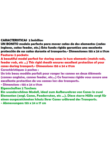 FOURREAU TEAM 2 POCHES 1.55M.