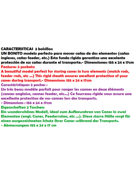 FOURREAU TEAM 2 POCHES 1.55M.