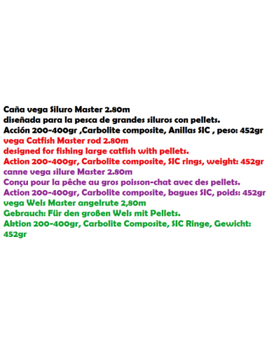 VEGA SILURO MATER ROD 9.3 FEET